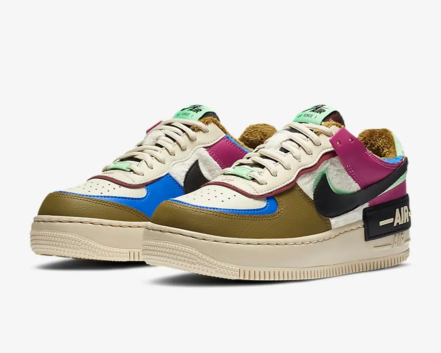 nike air force 1 shadow cactus flower olive flak