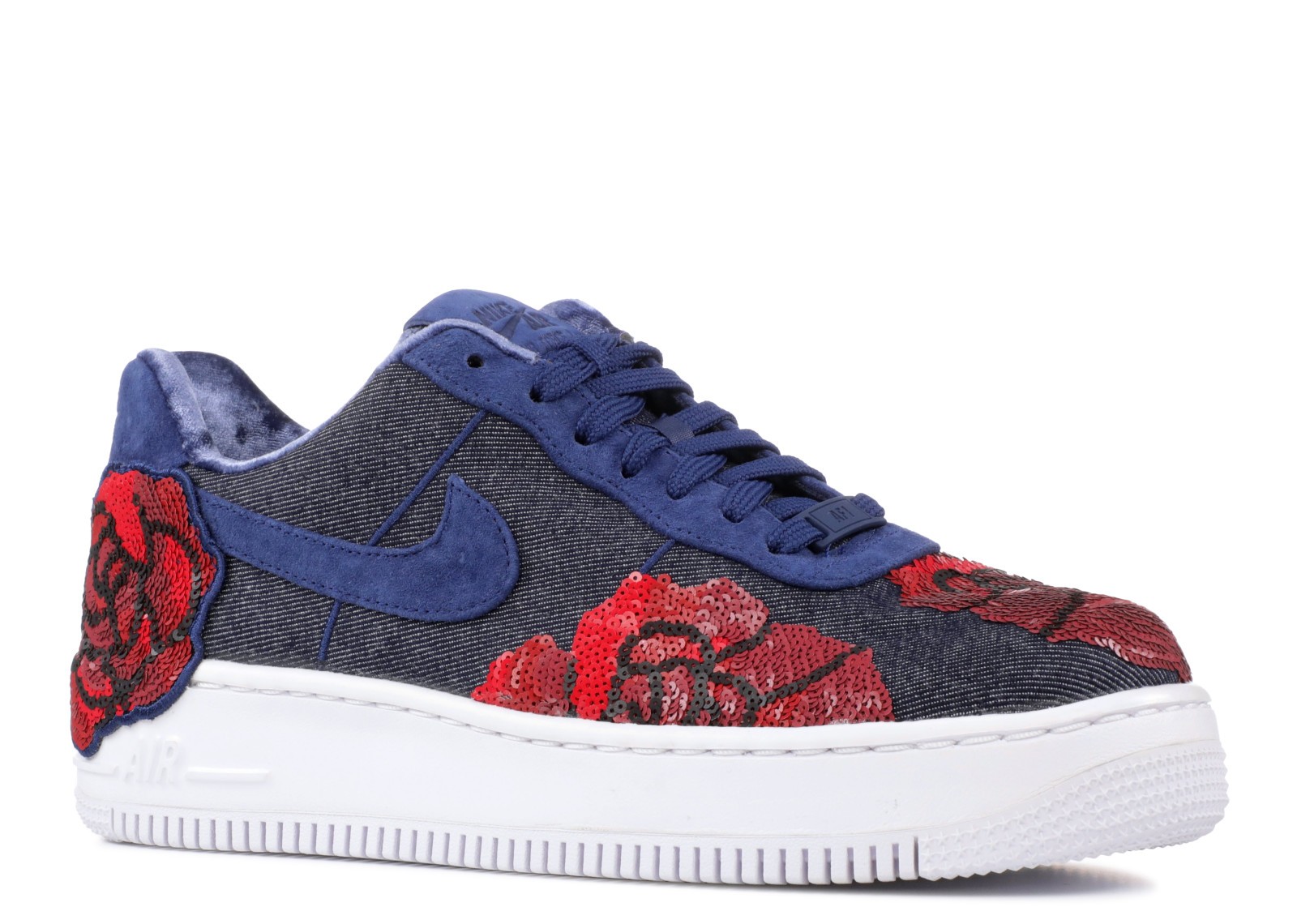 W Nike Air Force 1 Af1 Upstep Lx Blue Binary 898421-401 - Febbuy