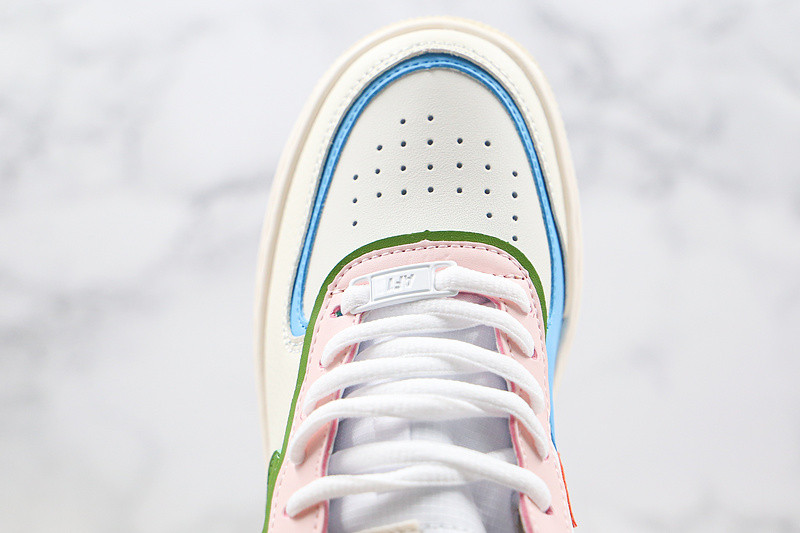 Wmns Nike Air Force 1 Low White Multi Color CW2630-101 - Febbuy