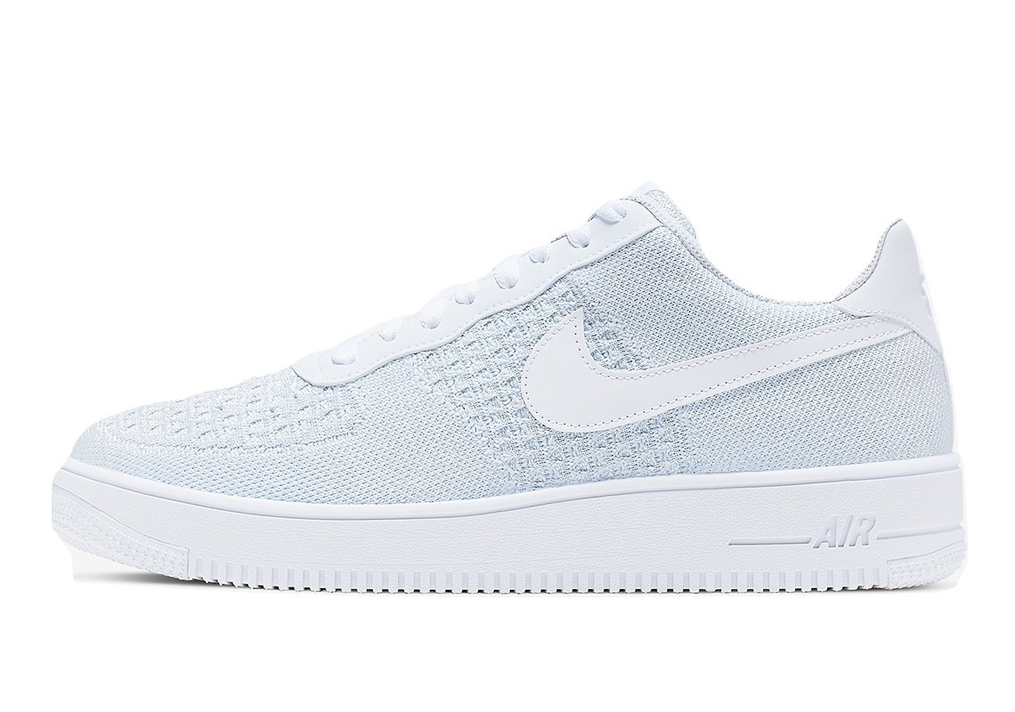 nike air force 1 flyknit 2.0 white size 9