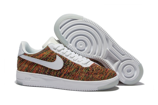 air force 1 low white multicolor