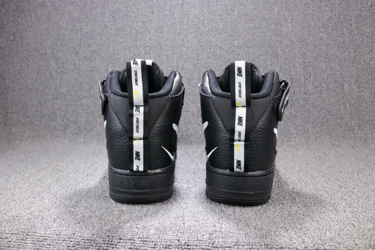 nike air force 1 mid 07 lv8 utility black