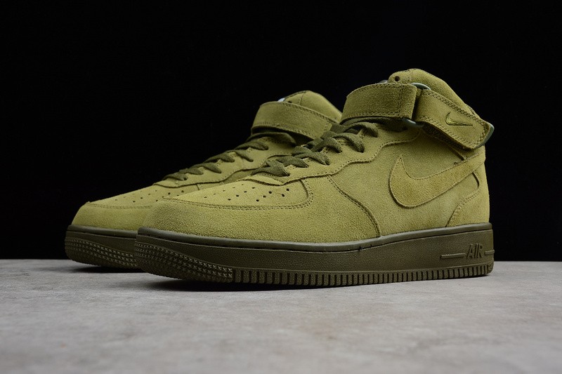 nike air force ones olive green
