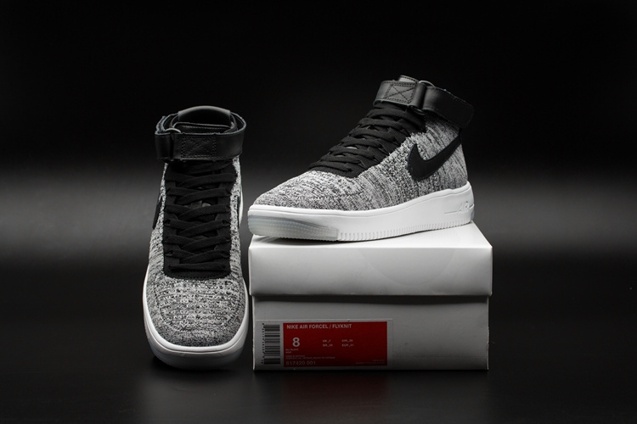 Flyknit Men Grey Shoes Ultra Lifestyle Qs Mid 002 Nike One Af1 Bright Black 817420 Air Force iPkuTXZO