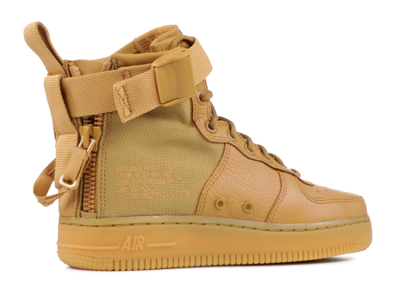 nike af1 grey and gold