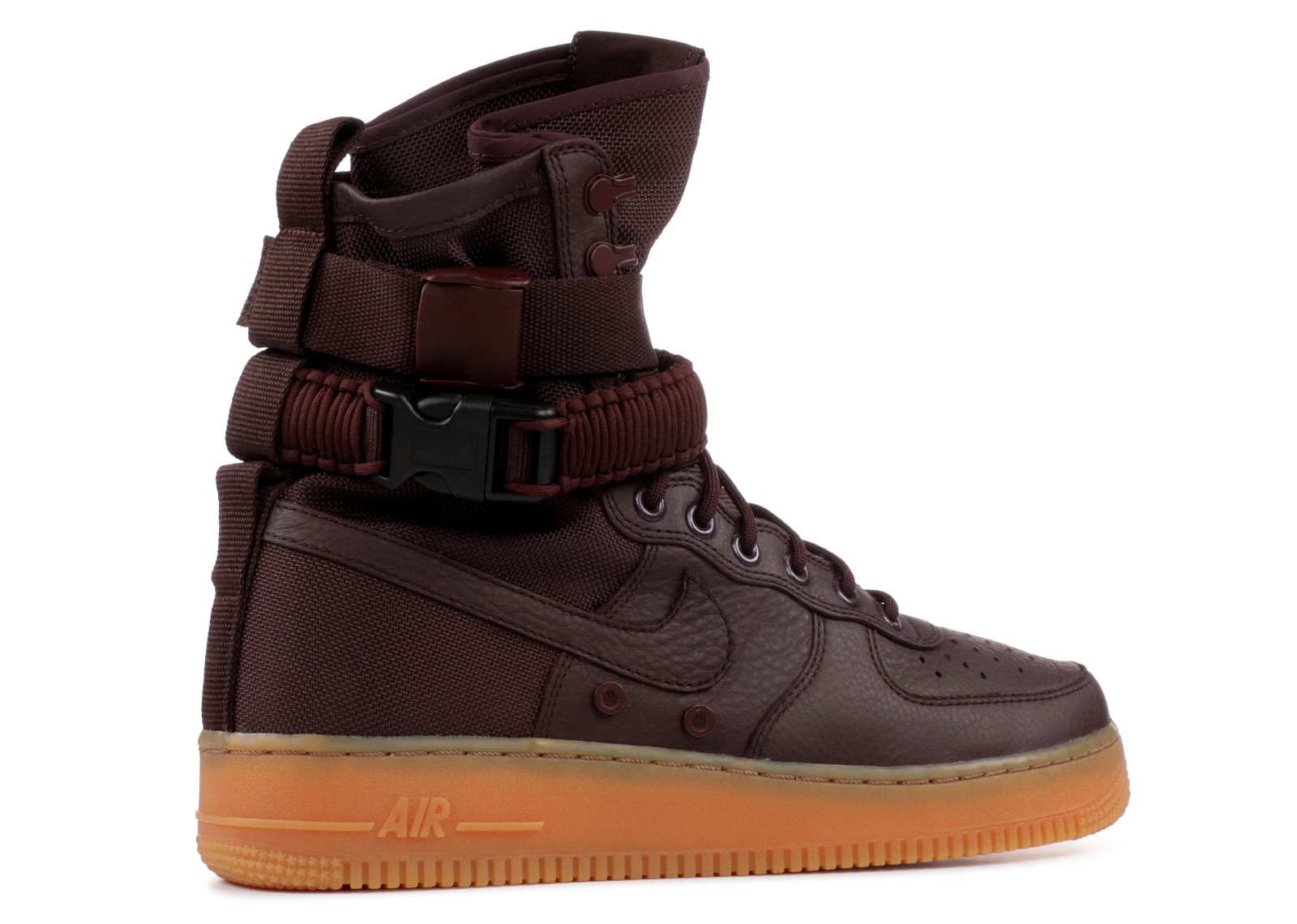 burgundy air force 1 high