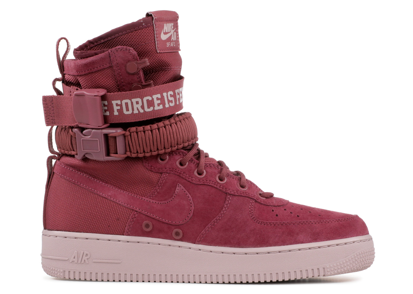 Nike Air Force 1 Special Force Vintage Wine Womens Boots AJ1700-600 ...