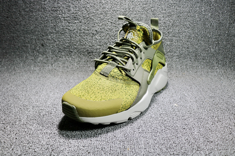 green and yellow huaraches