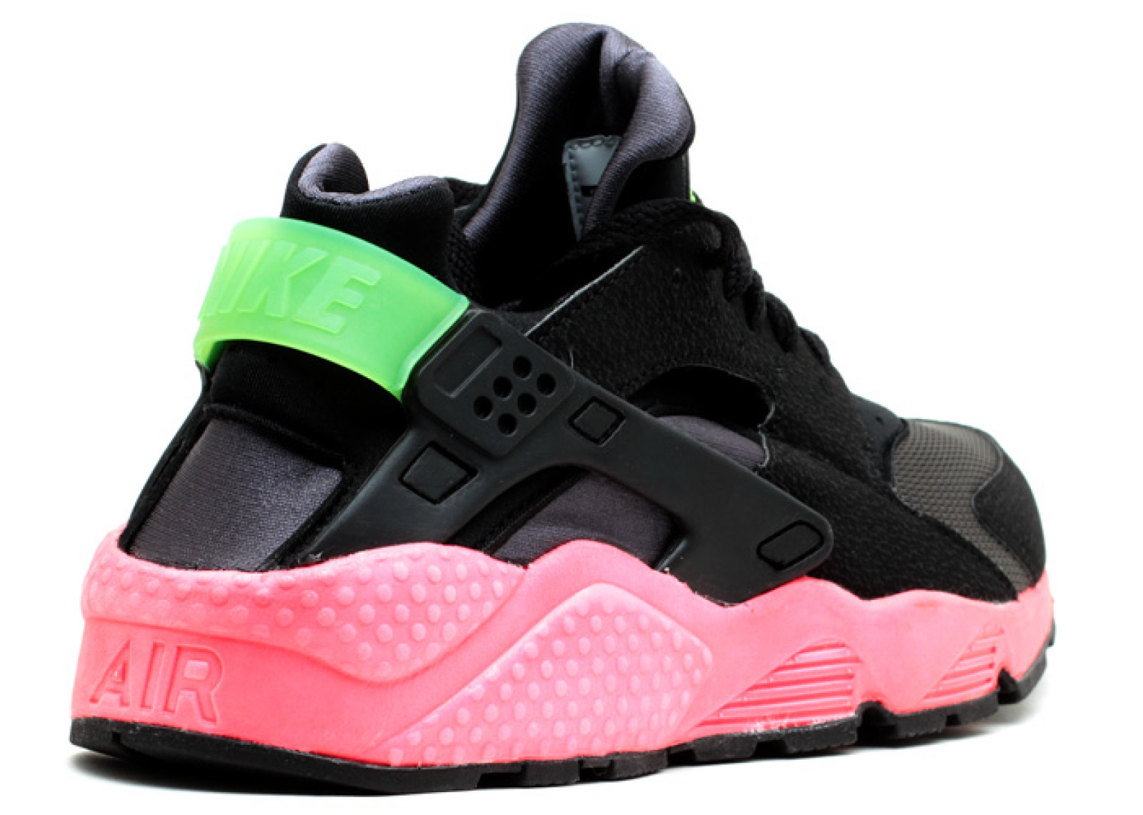 green and pink huaraches