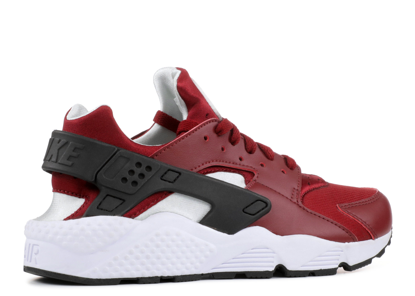 red huaraches with white bottoms