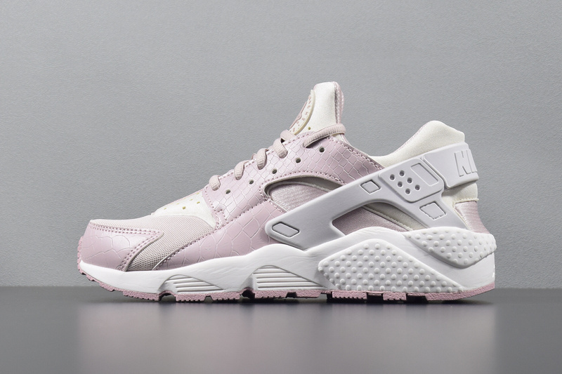 pink and white huaraches