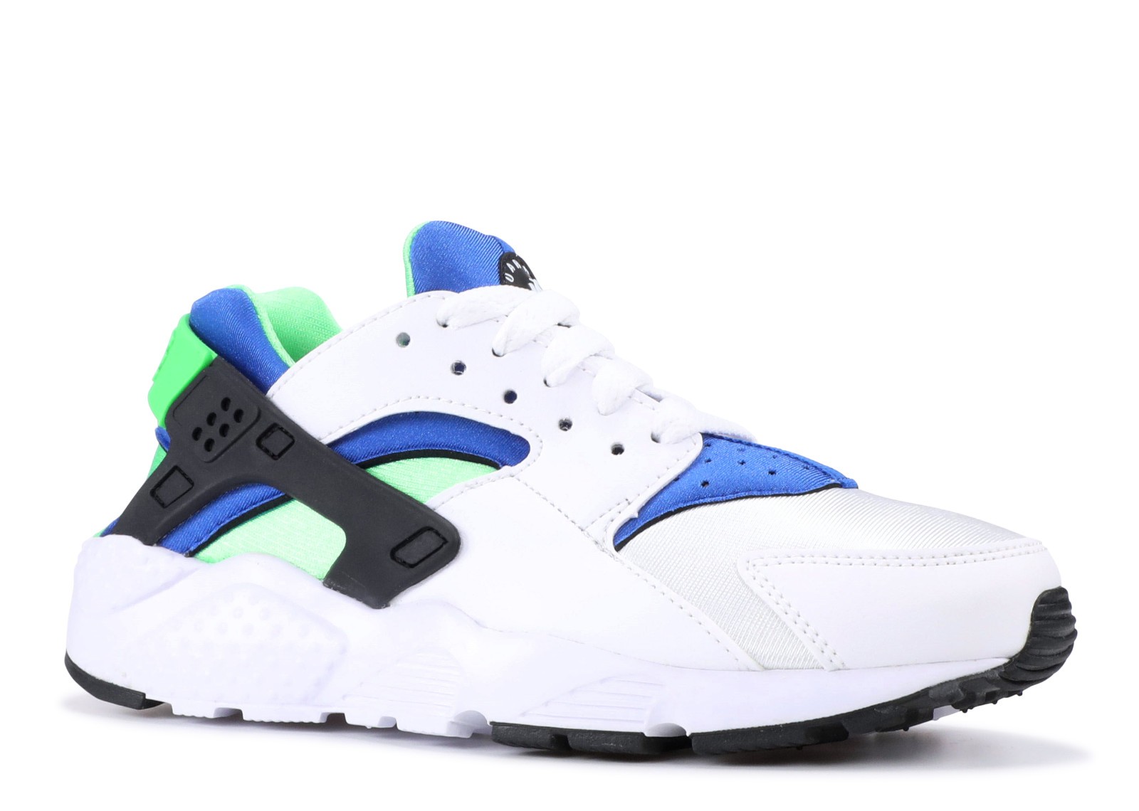 huaraches blue and green