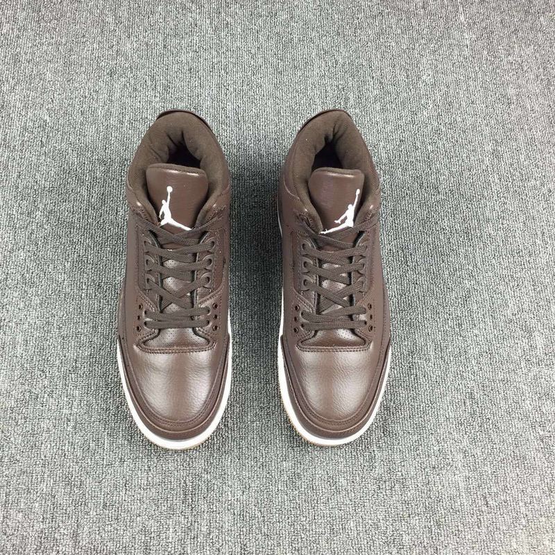 Nike Air Jordan III 3 Chocolate Brown Men Basketball Shoes Leather - Febbuy