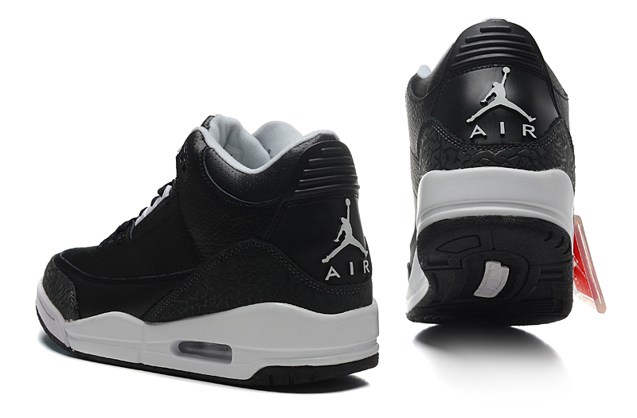 air jordan 3 retro black and white