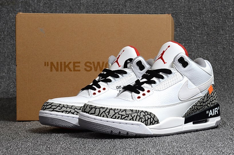 brown and white 3s