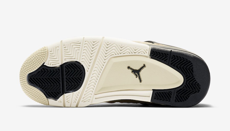 Air Jordan 4 WMNS Mushroom Black Fossil Pale Ivory AQ9129200 Febbuy