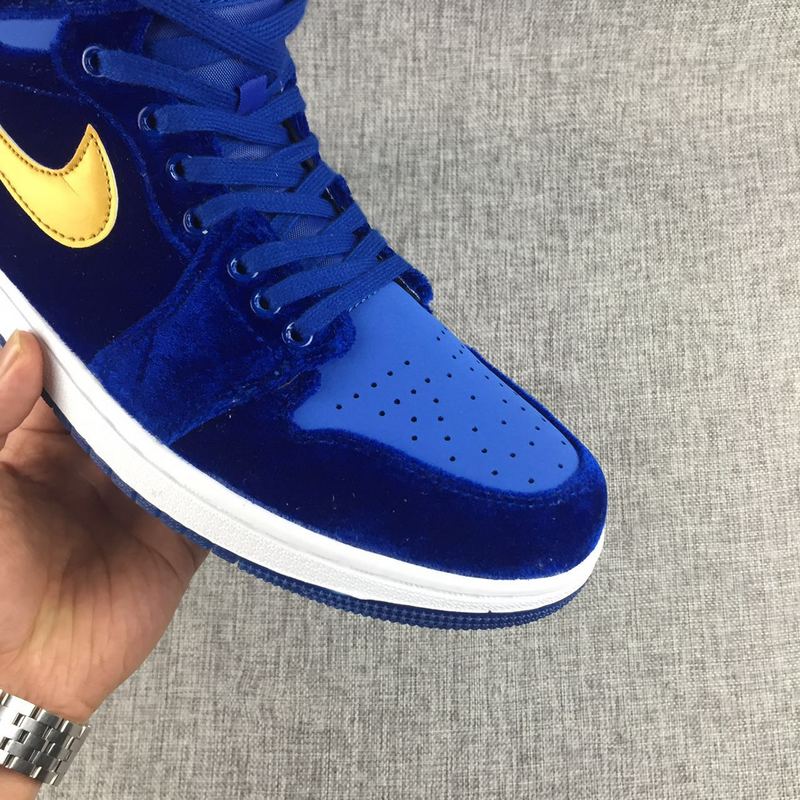 blue velvet jordans