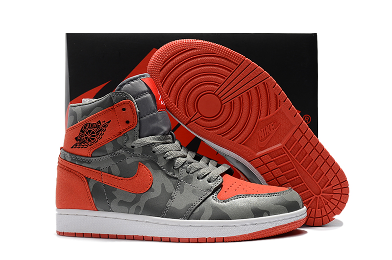 new gray and red jordans