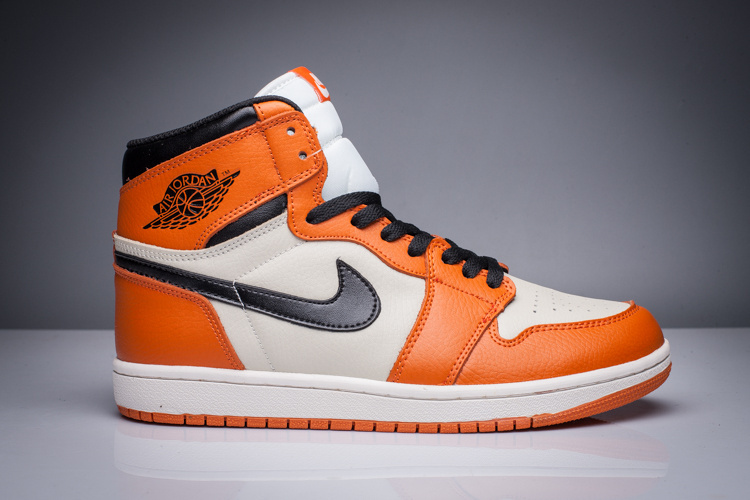 Nike Air Jordan I 1 Retro High Shoes Sneaker Basketball Men Bright Orange - Febbuy