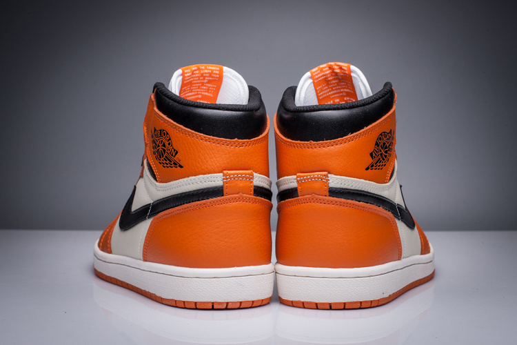 orange nike air jordans