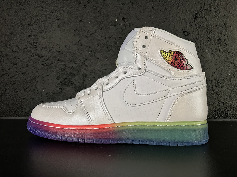 womens rainbow jordans