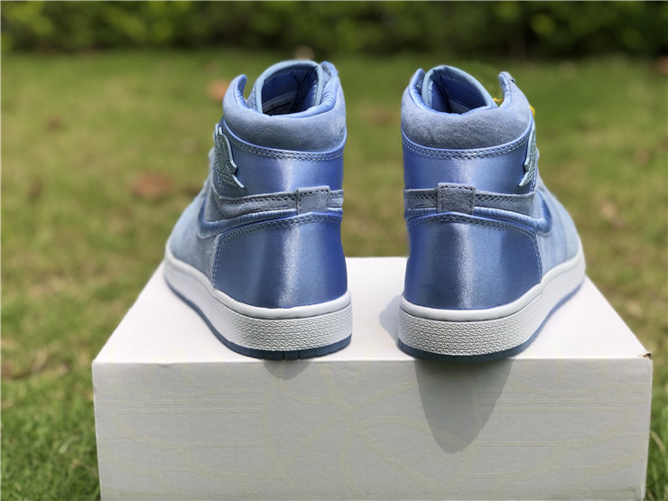 Nike Air Jordan I 1 Women Basketball Shoes Light Blue All Febbuy