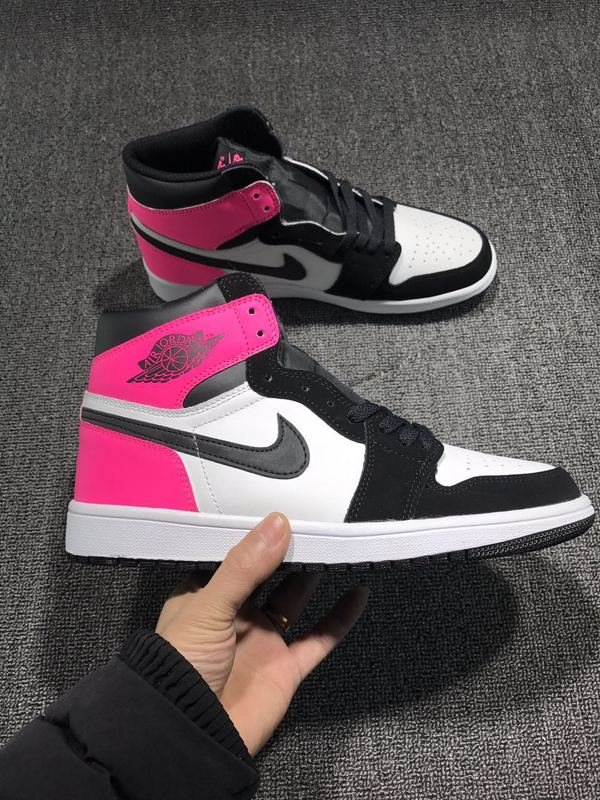 Nike Air Jordan Retro I 1 High Valentine Day Pink 3M Women Shoes 881426 ...