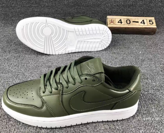 nike air jordan 1 low military green