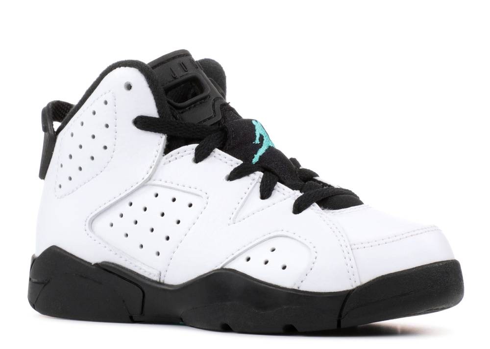 jordan 6 retro white jade black
