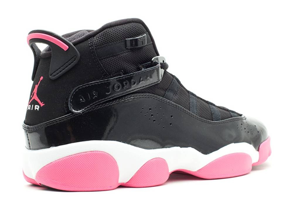 Air Jordan Girls 6 Rings Gs Spark Black White 323399001 Febbuy