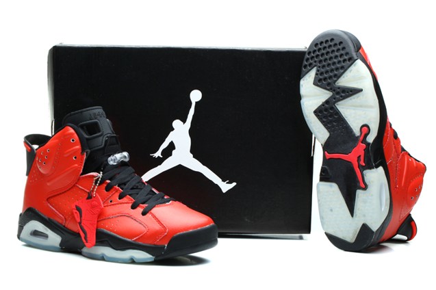 jordan 6 red high top