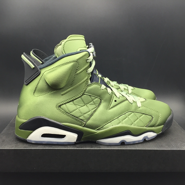 Nike Air Jordan 6 Men Basketball Shoes Camo Green AH4614