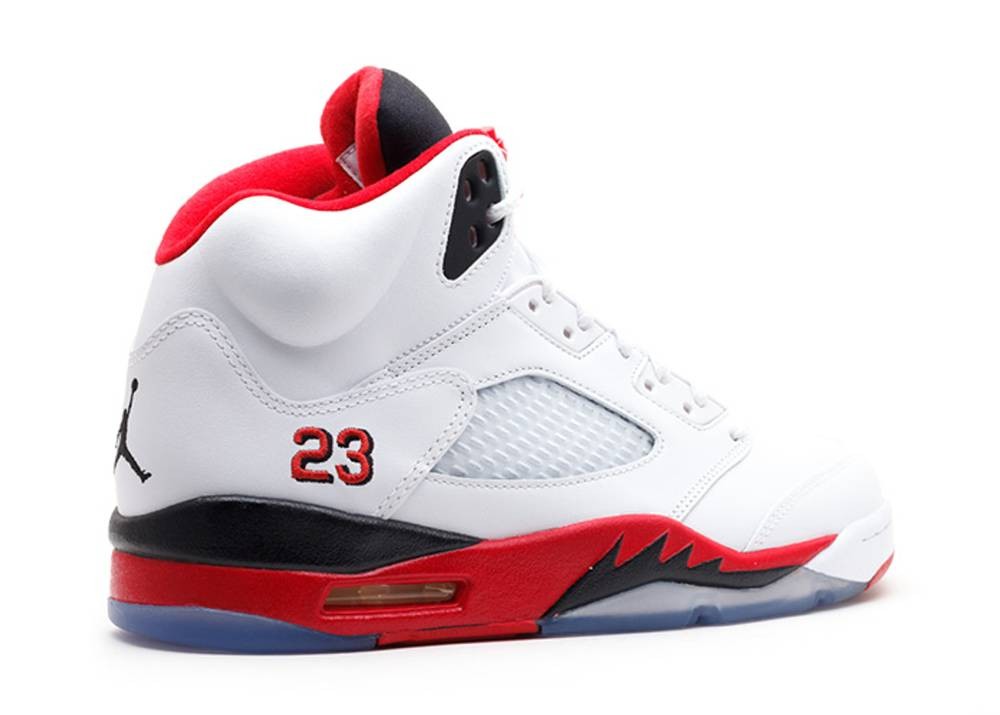 retro 5 og fire red