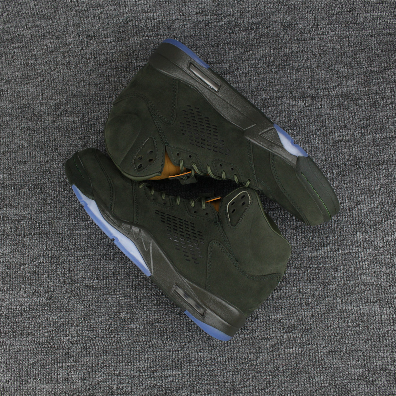 green nike flight