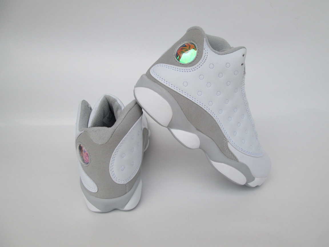 white and silver nike shoes