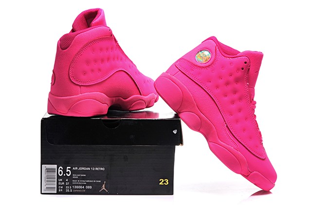 jordan 13 pink and black