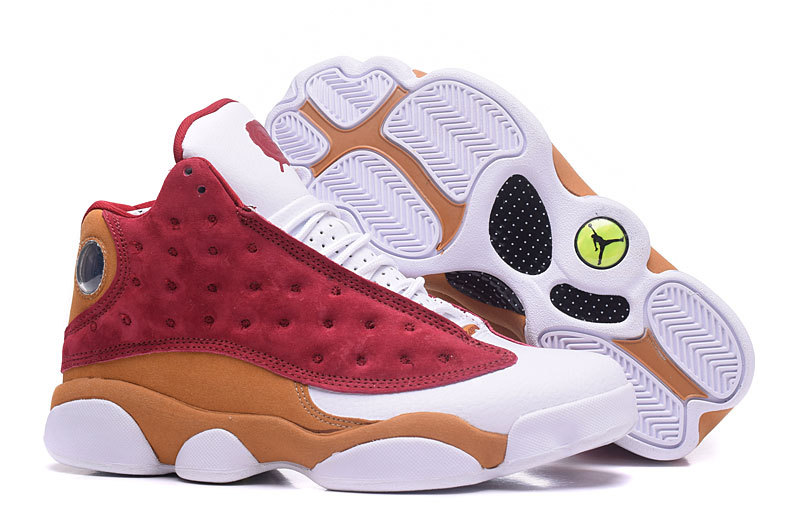 Jordan Air Nike White Red Xiii Shoes Brown Men 13 414571 Retro 611 URRqwd
