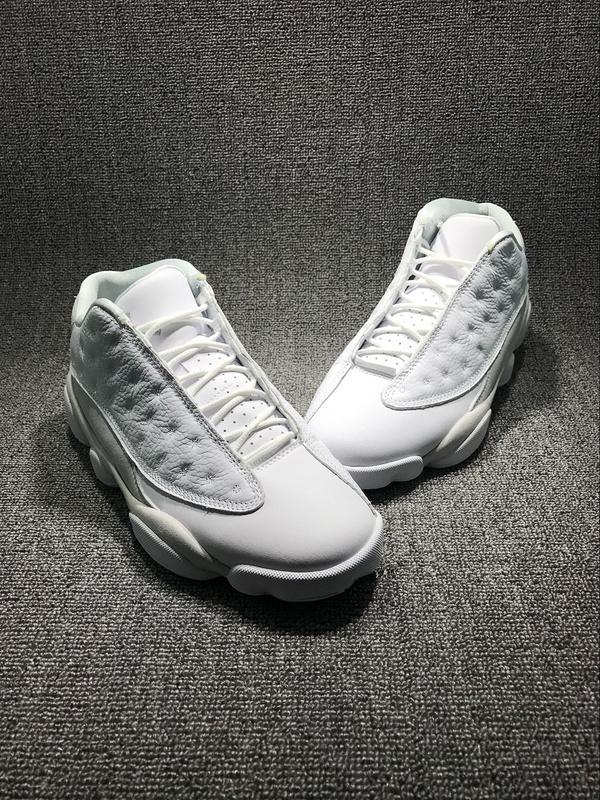 Nike Air Jordan XIII 13 Retro All White Men Shoes - Febbuy