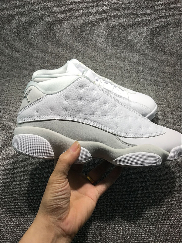 Nike Air Jordan XIII 13 Retro All White Men Shoes Febbuy