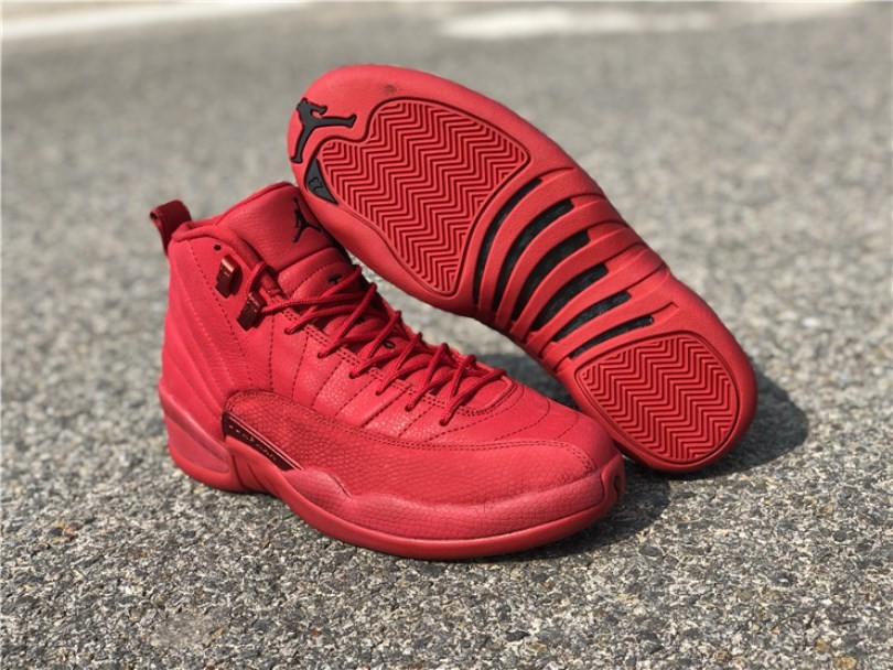 nike air jordan 12 red metallic