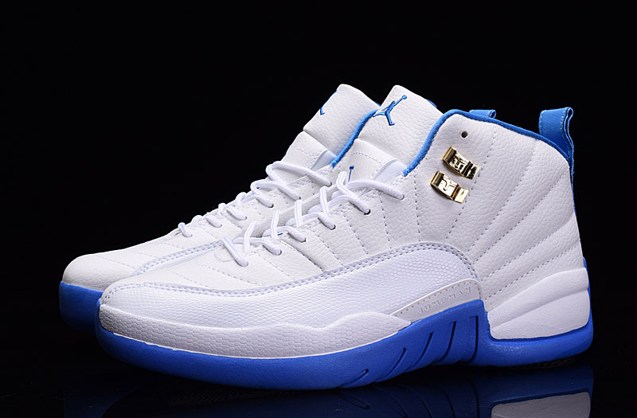 Air Jordan 12 GS University Blue â¢ KicksOnFire.com