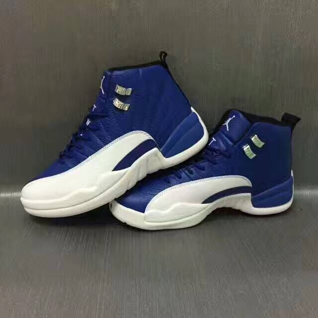 blue and white 12s men