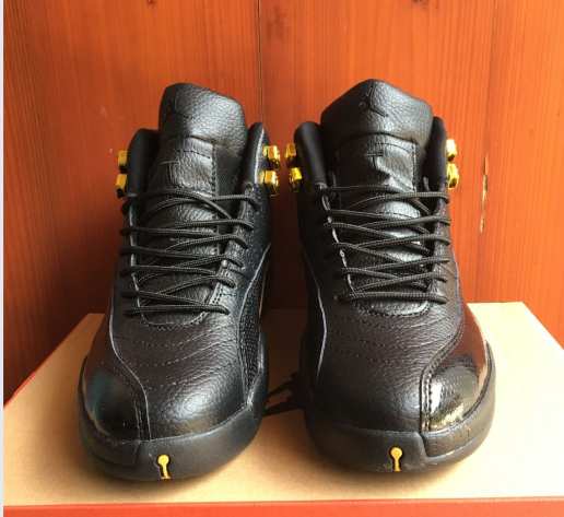 aj 12 black and yellow