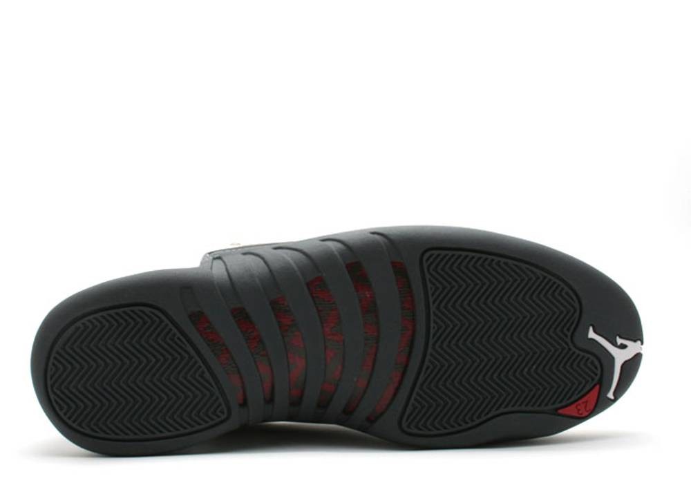 Air Jordan 12 Retro Flint Silver White Grey Metallic 136001-102 - Febbuy