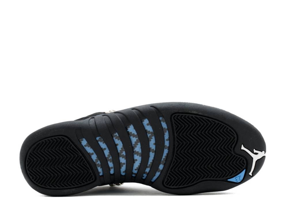 retro 12 black and blue