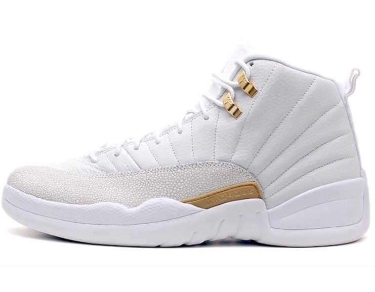 Nike Air Jordan 12 Release Date Drake White Gold Men Basketball Shoes