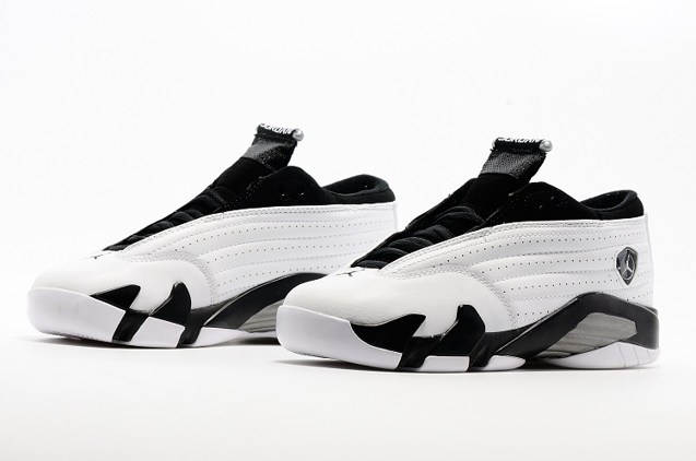 jordan 14 low metallic silver