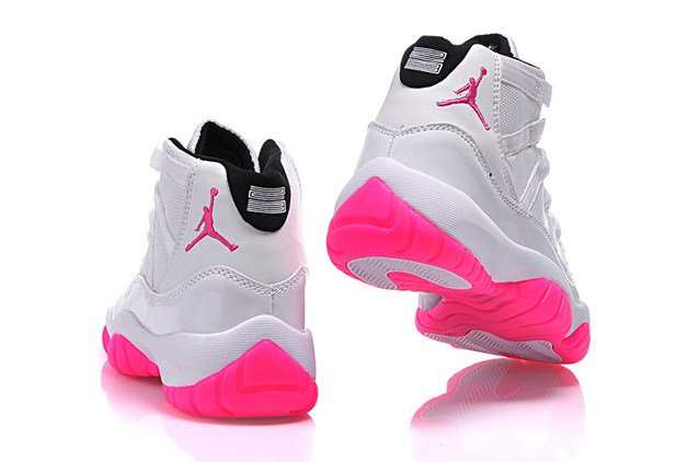 jordan retro 11 pink and white