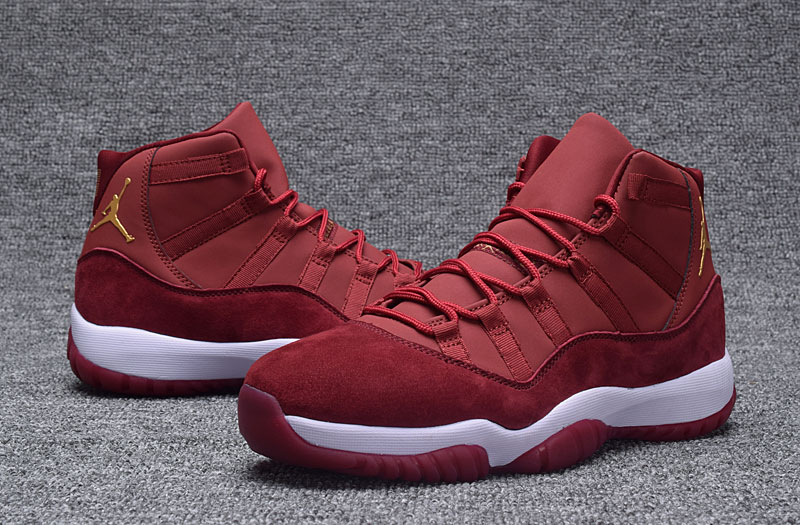 Nike Air Jordan XI Retro 11 Heiress Red Velvet Night Maroon 852625-650 Nike Air Jordan XI Retro 11 Heiress Red Velvet Night Maroon 852625-650