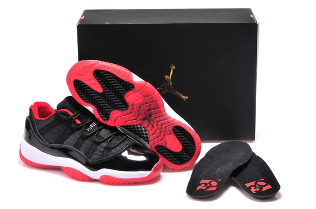air jordan 11 bred retro black true red